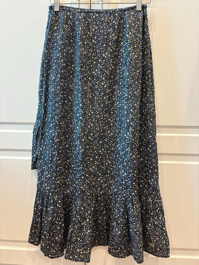 Falda midi volantes Bellerose