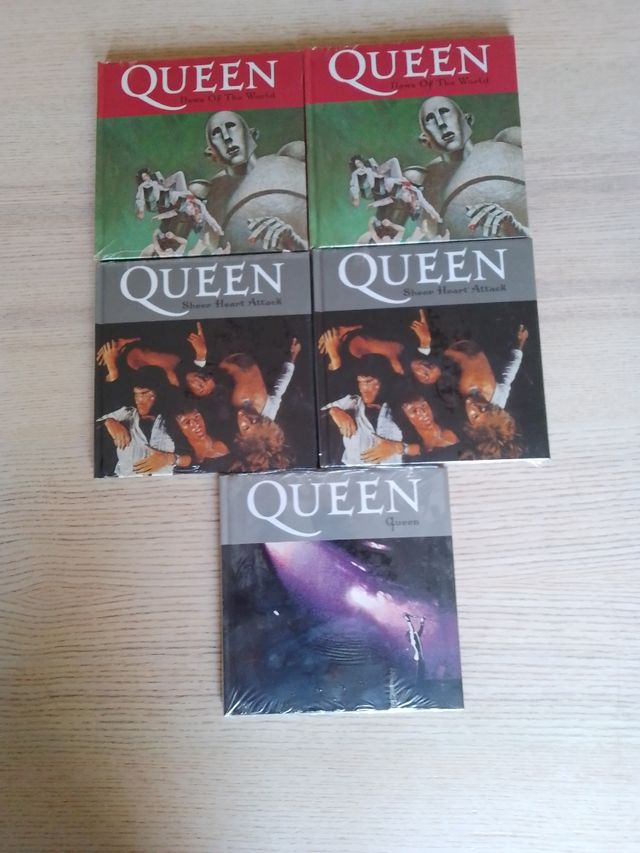 13 libros CDs precintados Queen discográfica EMI