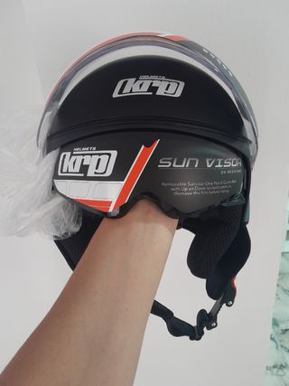 Casco krp Jet negro