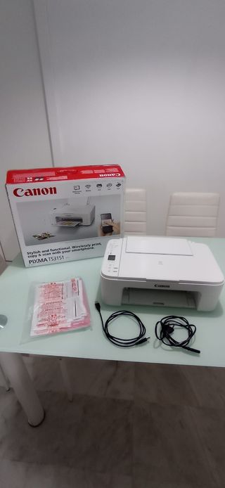 IMPRESORA 🖨 CANON TS 3151 WIFI COLOR BLANCA