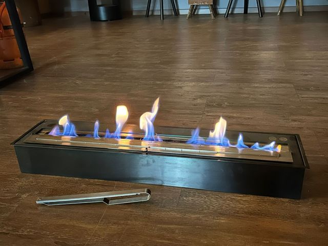 Chimenea quemador de bioetanol de 1m