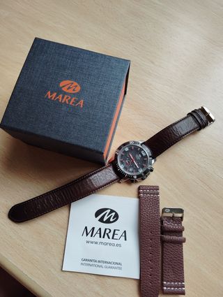 Reloj de cuero marea hombre 