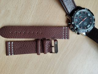 Reloj de cuero marea hombre 