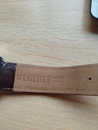Reloj de cuero marea hombre 