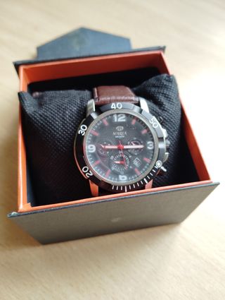 Reloj de cuero marea hombre 