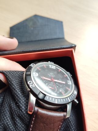 Reloj de cuero marea hombre 