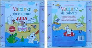 Album da colorare con adesivi