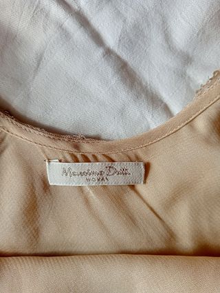 Blusa de tirantes Massimo Dutti 
