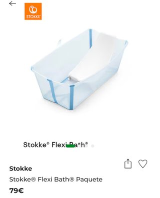 Bañera bebé Stokke