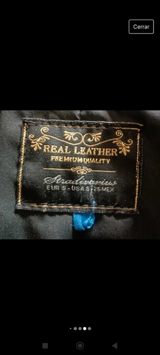 Chaqueta Stradivarius Real Leather