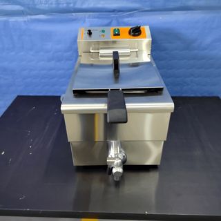 ⌚TE⍏ Freidora 8L Profunda Eléctrica + Grifo