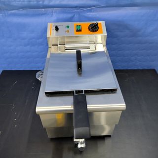 ⌚TE⍏ Freidora 8L Profunda Eléctrica + Grifo