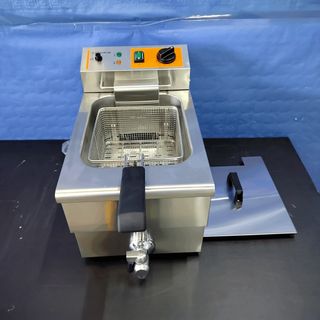 ⌚TE⍏ Freidora 8L Profunda Eléctrica + Grifo