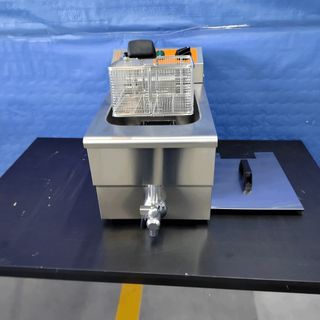 ⌚TE⍏ Freidora 8L Profunda Eléctrica + Grifo