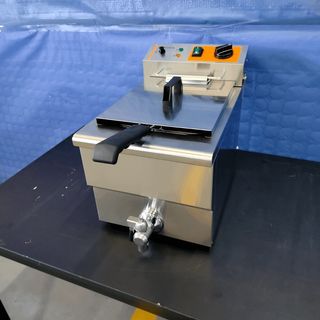 ⌚TE⍏ Freidora 8L Profunda Eléctrica + Grifo