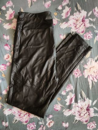 Leggins de cuero