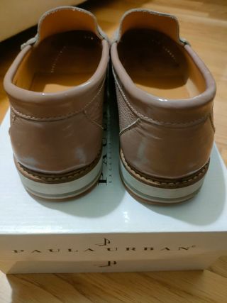 Mocasines beige Zendra