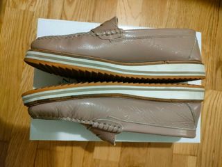Mocasines beige Zendra