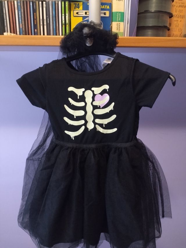 Traje Halloween niña 4-5 años