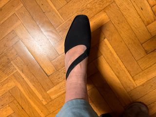 Zapatos negros 39 italianos 9cm