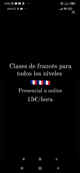 Clases de francés
