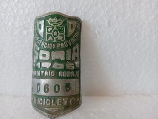 1960 velocipedo arbitro de rodaje impuesto de bici