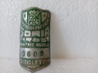 1960 velocipedo arbitro de rodaje impuesto de bici
