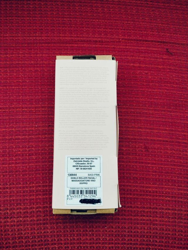 Doble roller facial cuarzo