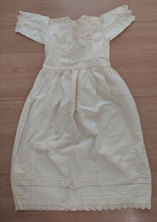 Antiguo faldón de algodón