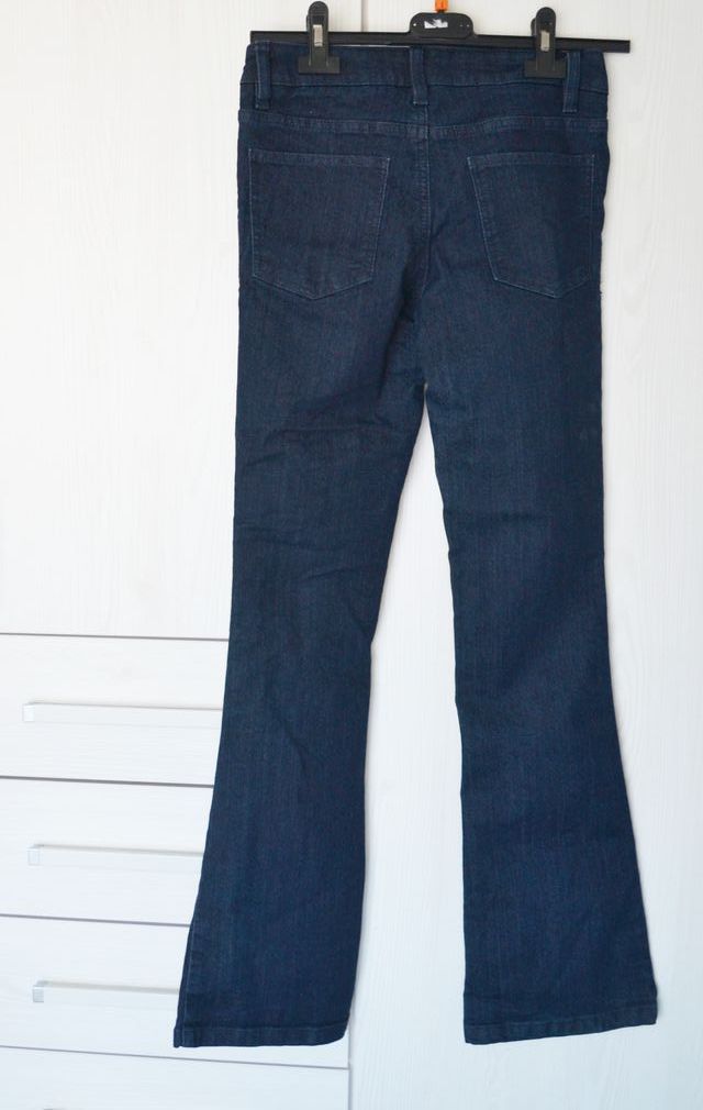 Jeans elasticizzati bootcut blu scuro