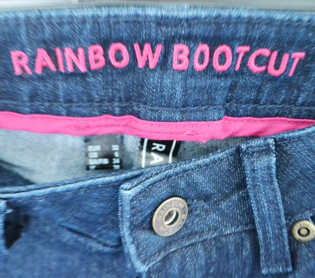 Jeans elasticizzati bootcut blu scuro