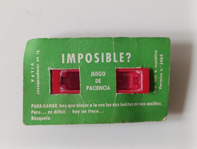 Juego de lógica años 70