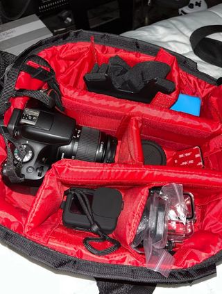 Mochila cámara fotográfica DSLR