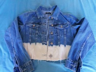 Cazadora vaquera bicolor