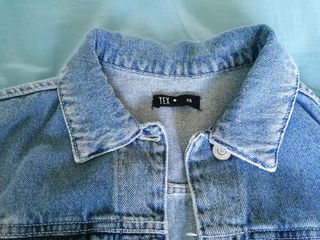 Cazadora vaquera bicolor