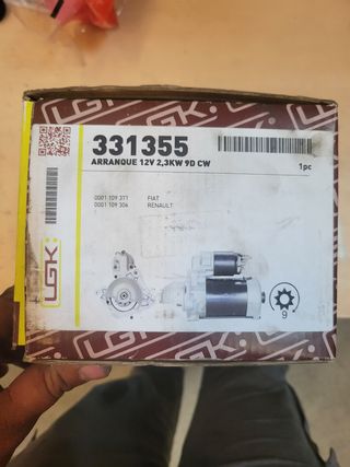 Motor de arranque iveco daily