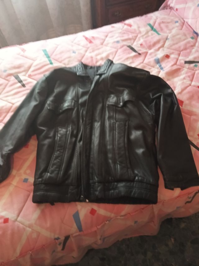 Chaqueta hombre de piel