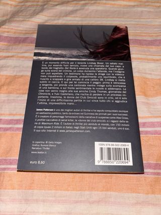 UN LIBRO/ROMANZO”IL SESTO COLPO”di James Patterson