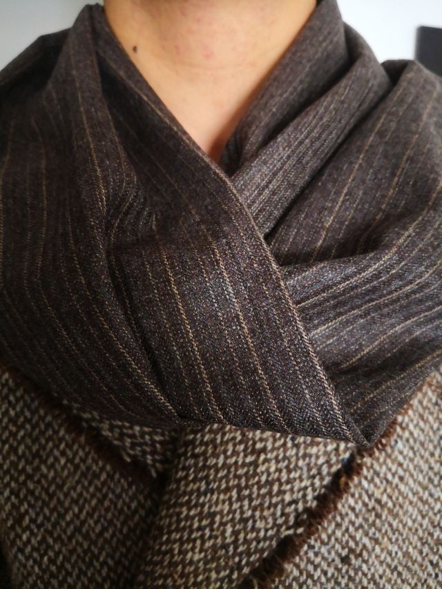 Sciarpa sartoriale pura lana 