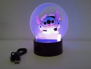 Lampada stitch a led 3D