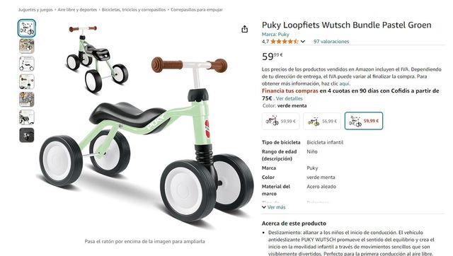🚲 Cuatriciclo PUKY WUTSCH - Liquidacion!