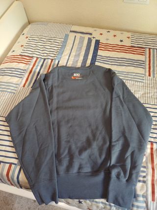 Sudadera NIKE TREND CREW azul oversized talla XS