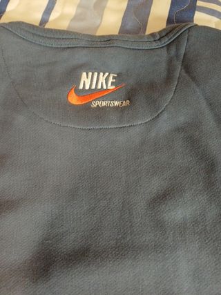 Sudadera NIKE TREND CREW azul oversized talla XS