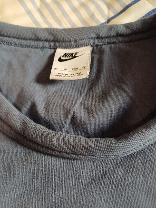 Sudadera NIKE TREND CREW azul oversized talla XS