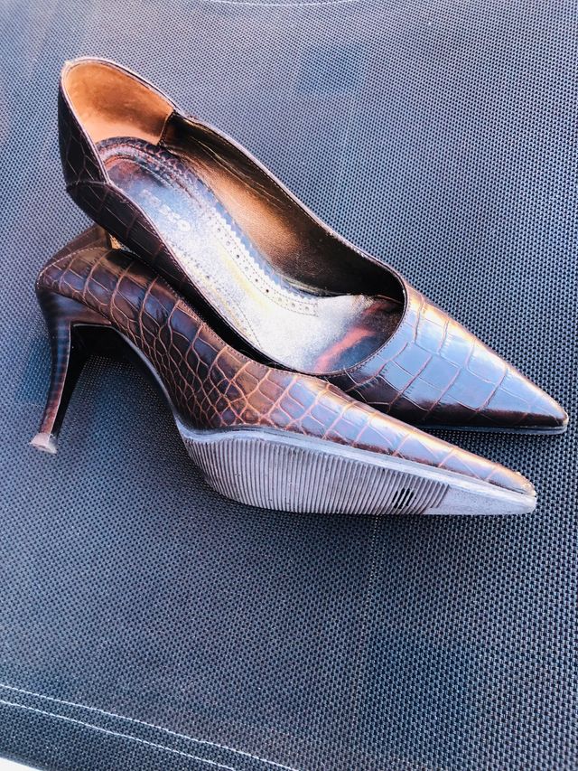 zapatos de piel vintage