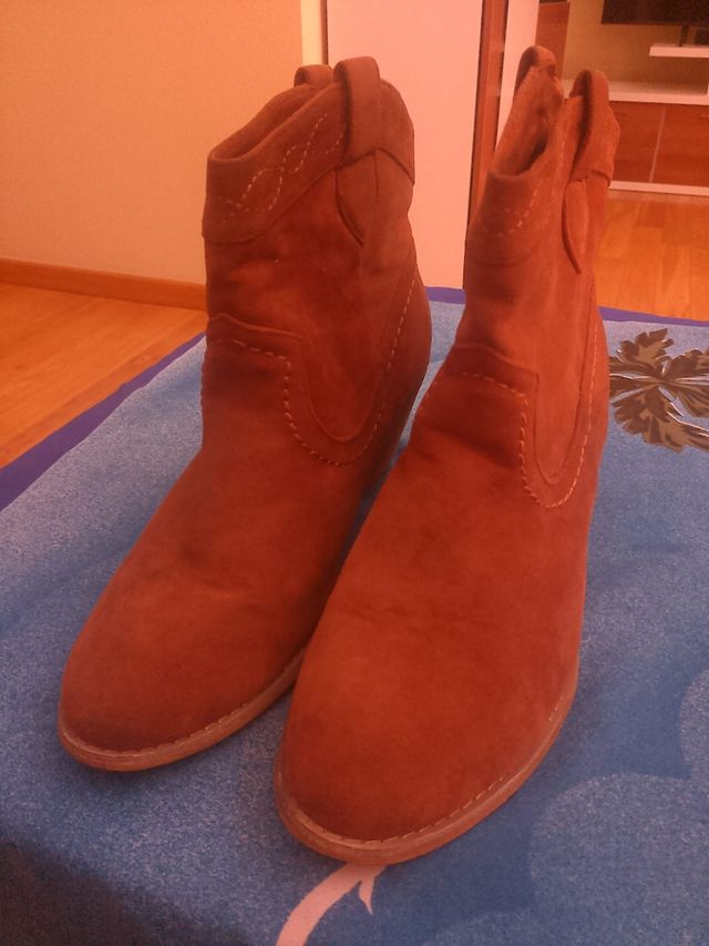 Botines marrones señora talla 41