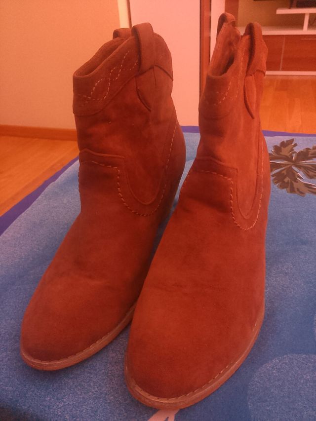 Botines marrones señora talla 41