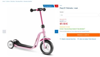 🛴 PUKY R 1 Patinete Infantil Rosa – Liquidacion!