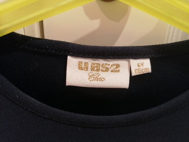 Vestido manga larga niña, 6 años