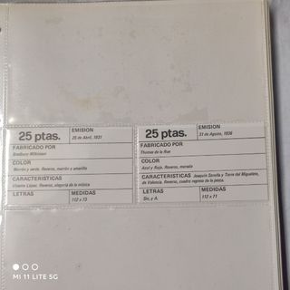 ALBUN BILLETES  EMISIONES DEL BANCO DE ESPANA